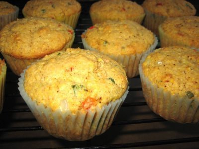 Black Bean Soup and Spicy Corn Muffins