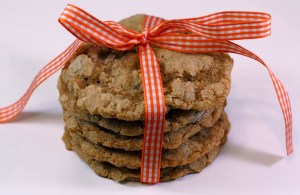 Whole Wheat Chocolate Chip Oatmeal Cookies