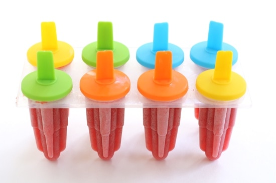 Strawberry Popsicles