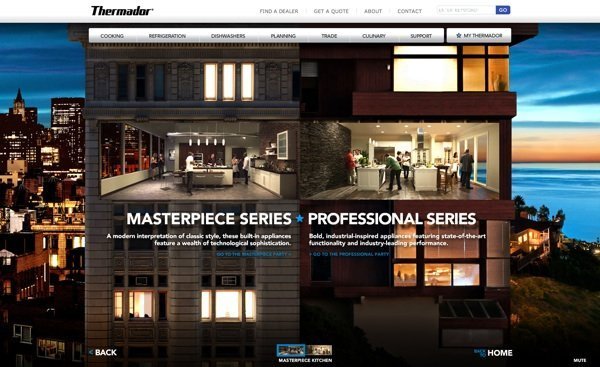 The Thermador Web Experience