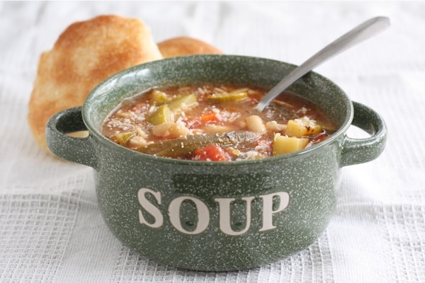 Easy Minestrone Soup from Two Peas and Their Pod