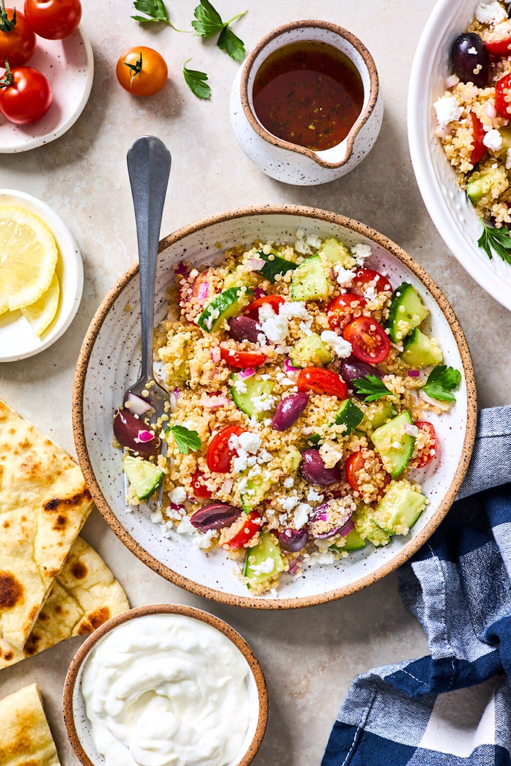 Greek Quinoa Salad Fresh Two Peas Their Pod