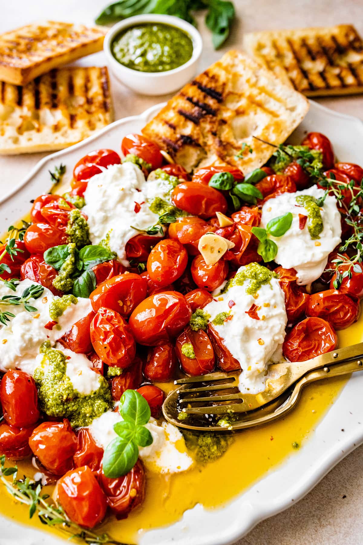 Roasted Tomatoes With Burrata Two Peas Their Pod