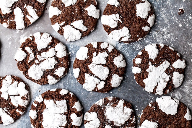 Chocolate Crinkle Cookies {Best Recipe} - Two Peas & Their Pod