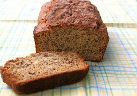 Banana Bread with a Cinnamon Sugar Topping - Two Peas & Their Pod