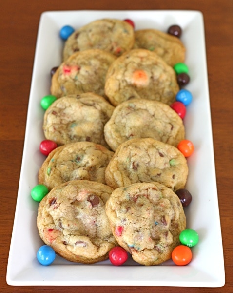 Giant M&M Cookies - Chef in Training