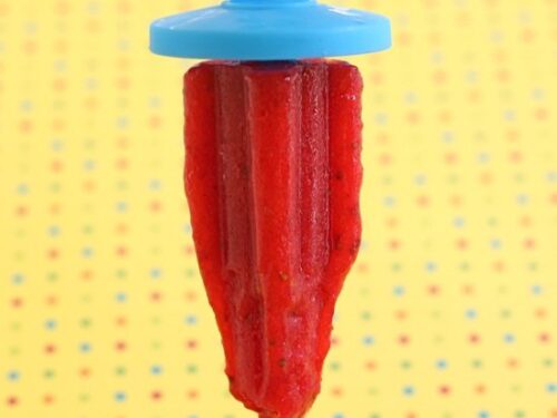 Rocket Freezer Pop Mold - Orange