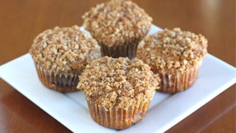 Pumpkin Cinnamon Streusel Muffins