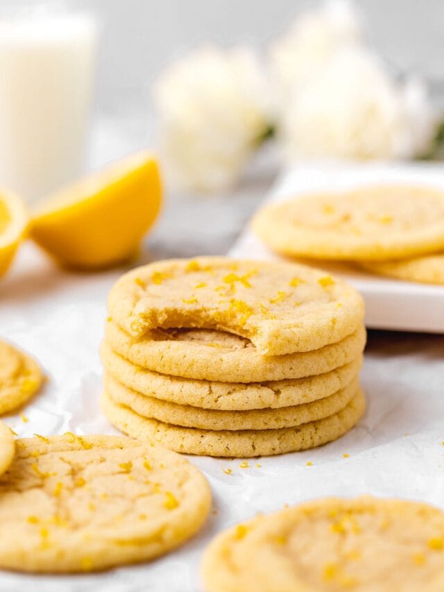 Lemon Sugar Cookies - Two Peas & Their Pod