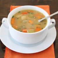 Vegetable Confetti Soup - Two Peas & Their Pod