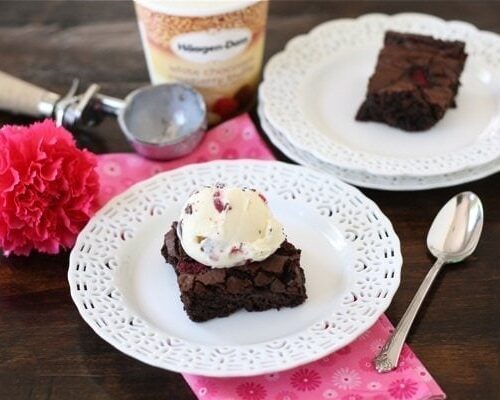 Raspberry Truffle Brownie Recipe