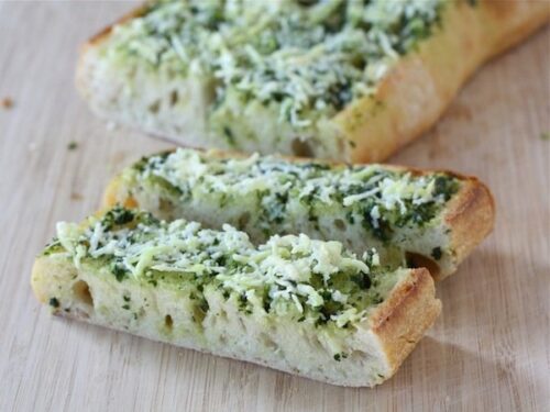 Basil Butter Garlic Bread Garlic Bread Recipe