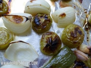 Roasted Tomatillo Salsa {Salsa Verde}