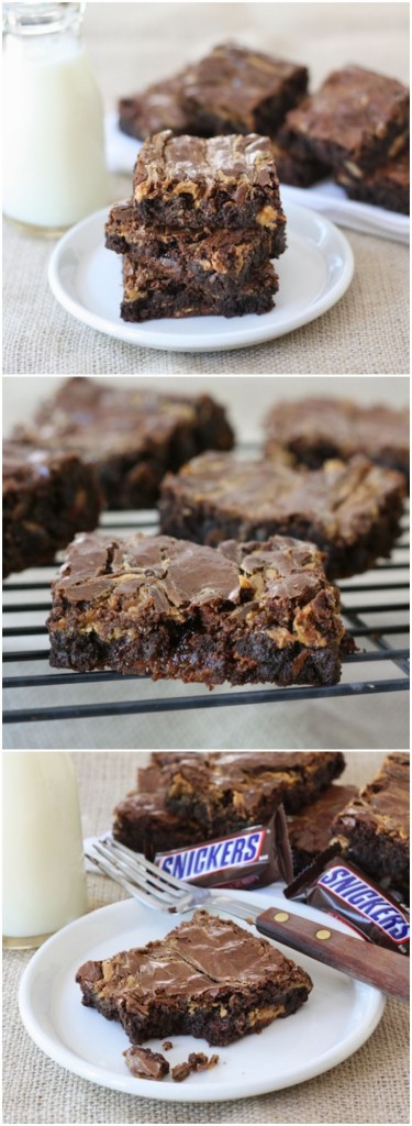 Peanut Butter Snickers Brownies 5247