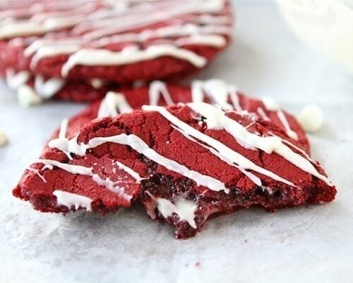 Soft and Chewy Red Velvet Cookies - Averie Cooks