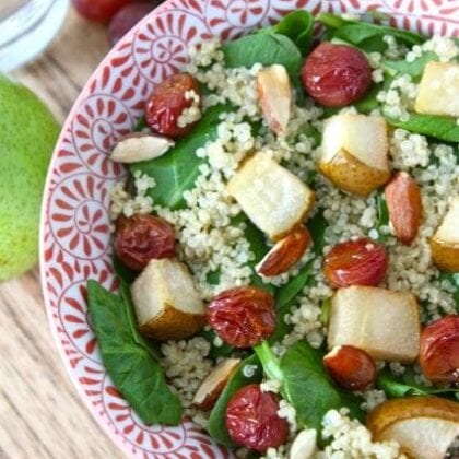 Roasted Broccoli Quinoa Salad