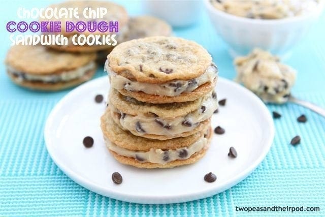 Chocolate Chip Cookie Dough Sandwiches