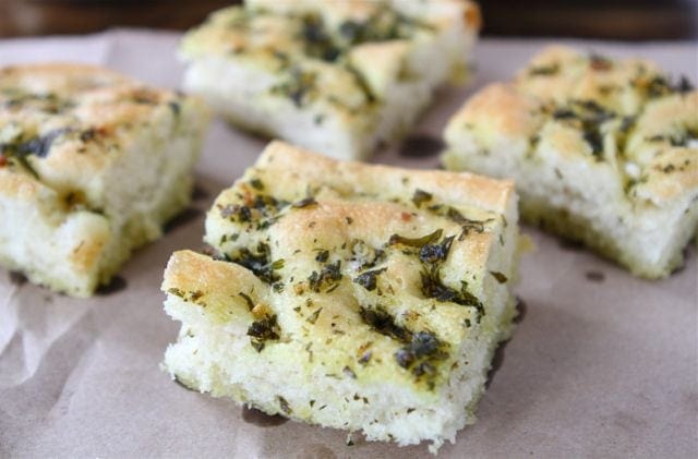 Olive Oil Herb Bread Made in the Bread Maker - Veggie Fun Kitchen