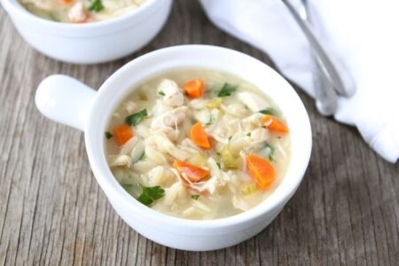 Lemon Chicken Orzo Soup Recipe