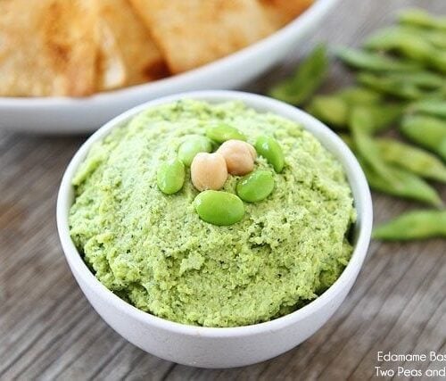 Edamame Basil Hummus