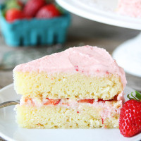 Strawberry Lemonade Cake Recipe