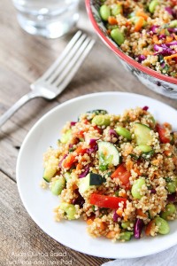 Asian Quinoa Salad {Kid Friendly}