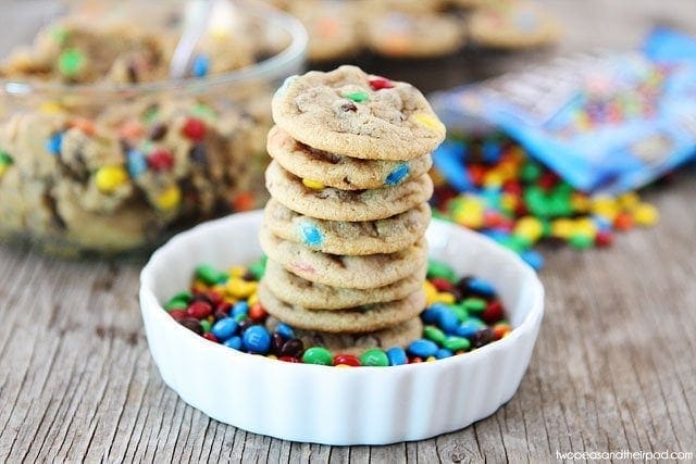 Mini M&M Cookies - Emily Laurae