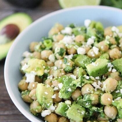 Cucumber Avocado Feta Salad