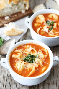 Creamy Tomato Tortellini Soup