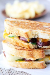 Chorizo Grilled Cheese Sandwich Recipe | Chipotle Mayo Recipe