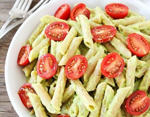 Avocado Goat Cheese Pasta Recipe