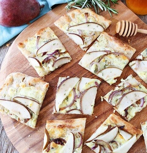 Pear & Gorgonzola Flatbread - Plain Chicken