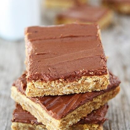 Peanut Butter Oatmeal Bars Recipe