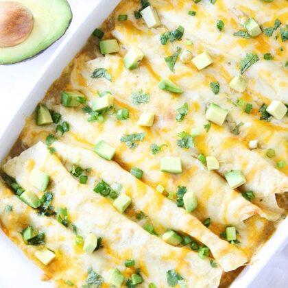 Stacked Vegetable Enchiladas