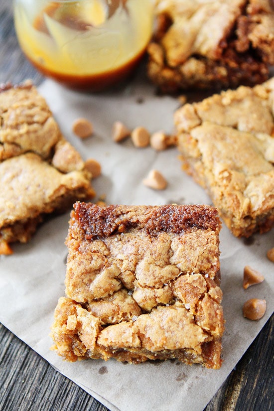 Salted Caramel Butterscotch Blondies Recipe 