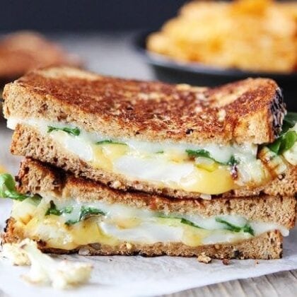 Cauliflower Grilled Cheese