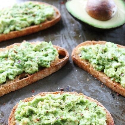 Garlic Bread Avocado Toast Recipe