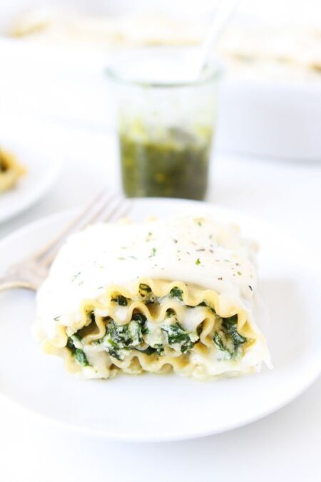 Pesto Lasagna Roll Ups Recipe