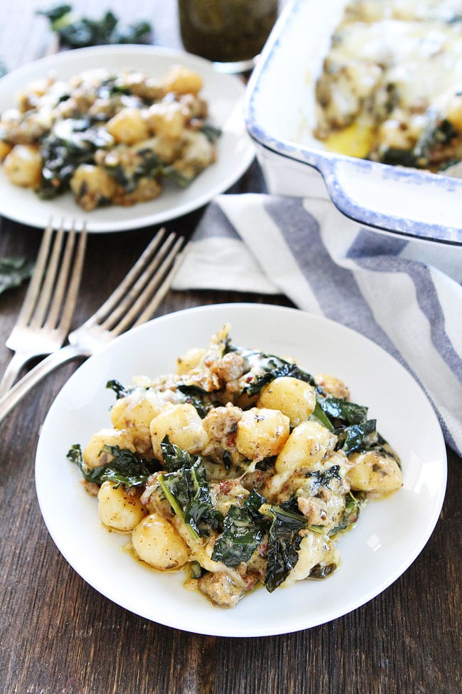 Baked Gnocchi with Sausage Recipe | Two Peas & Their Pod