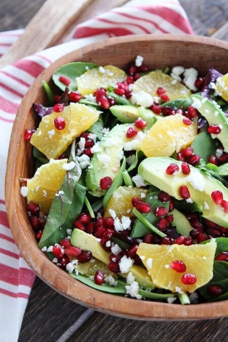 Pomegranate, Orange and Avocado Salad