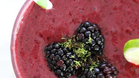 Blackberry Lime Smoothie Recipe