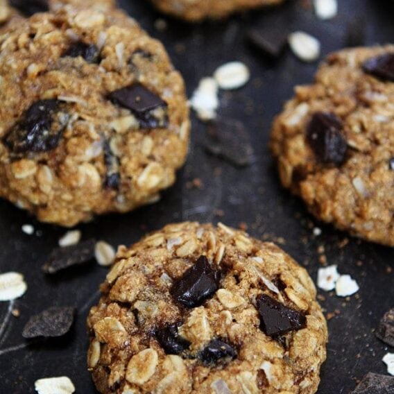 Banana Chocolate Chunk Cookies