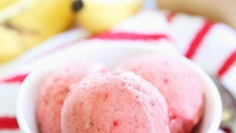 Strawberry-Banana Soft Serve - Baked In