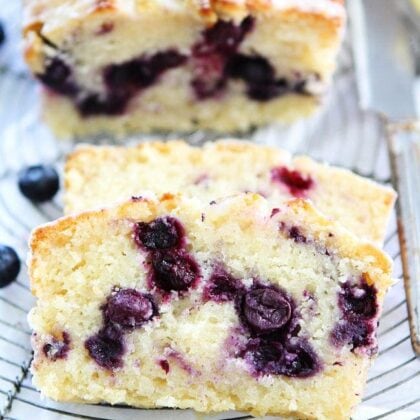 Lemon Blueberry Loaf Cake Recipe