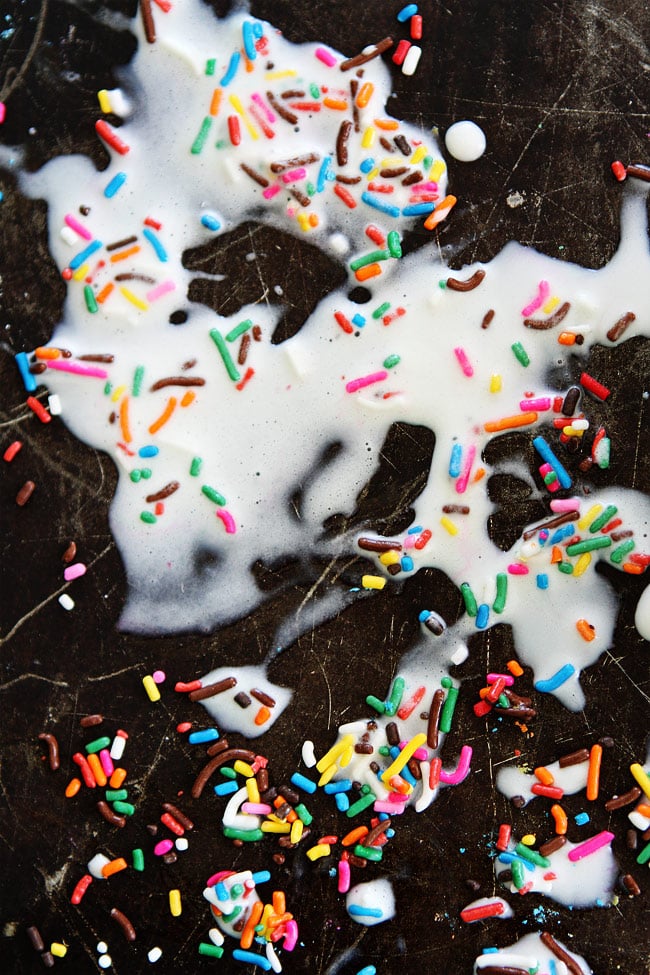 Sprinkle Chocolate Chip Cookie Ice Cream Sandwiches Recipe