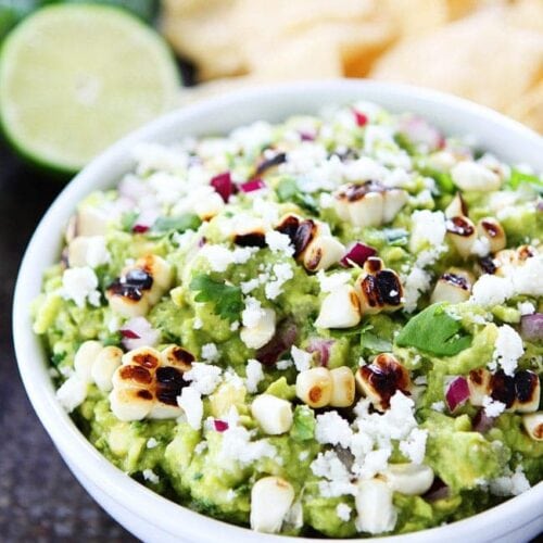 Grilled Corn Guacamole Recipe