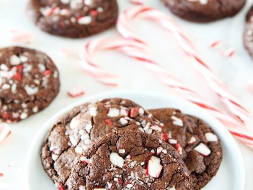 Peppermint Crunch Sugar Cookies - OMG Chocolate Desserts