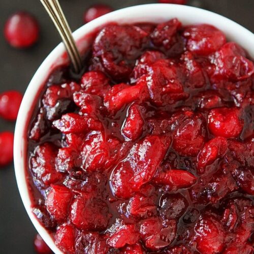 The World's Easiest Thanksgiving Cranberry Sauce Recipe