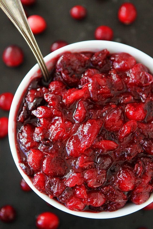 Fresh Cranberry Sauce Easy Two Peas Their Pod Would you like any nuts in the recipe? maple cranberry sauce