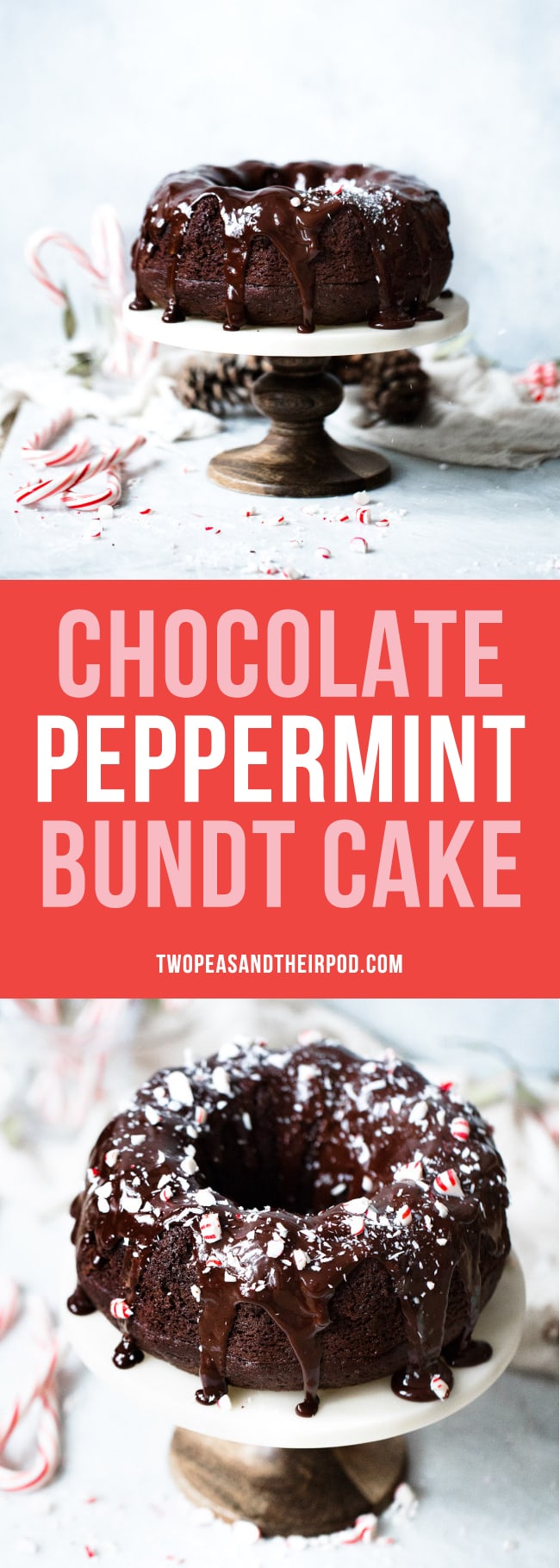 Chocolate peppermint bundt cake - Kate the baker